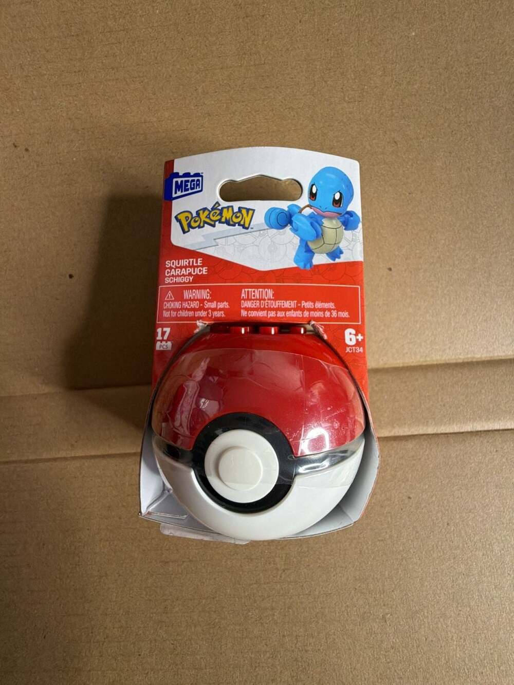 Mega Pokémon Squirtle Poké Ball Building Set JCT34